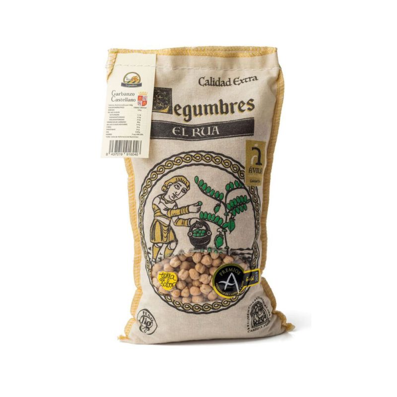 Talega Garbanzo Castellano 1kg Legumbres El Rua