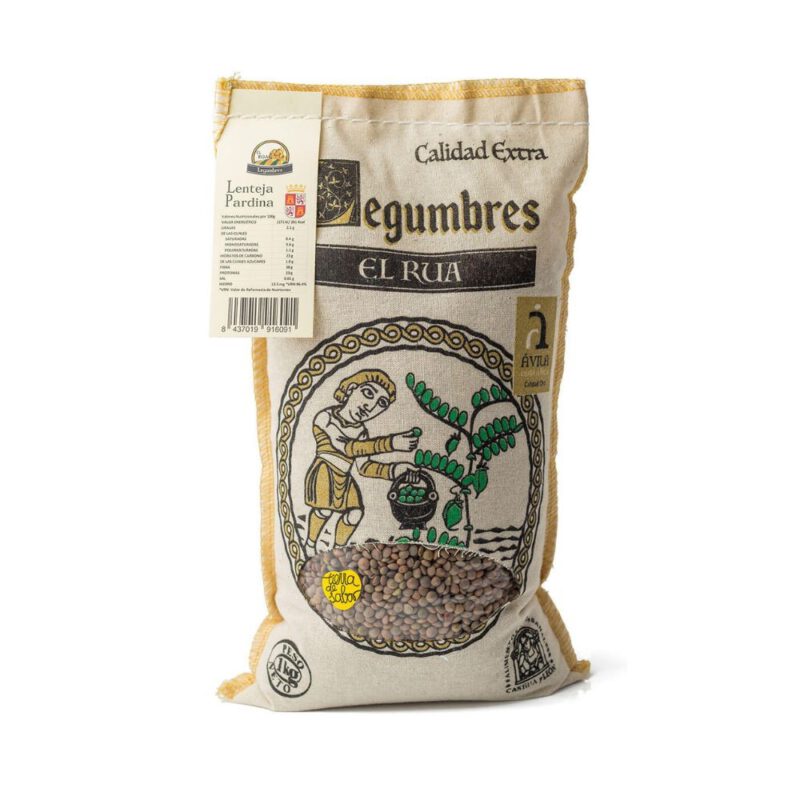 Talega Lenteja Pardina 1kg Legumbres El Rua