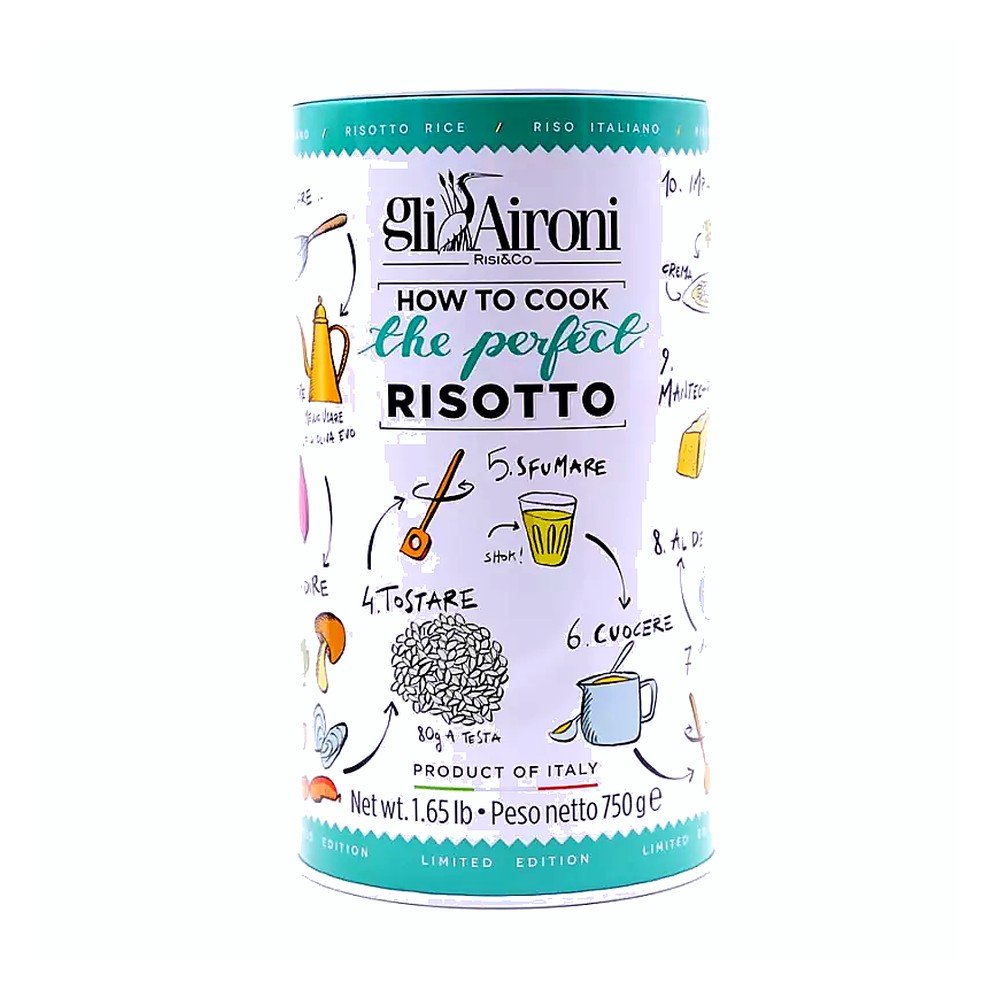 Arroz Carnaroli en lata 750g Gli Aironi 1 Arroz Carnaroli en lata 750g Gli Aironi