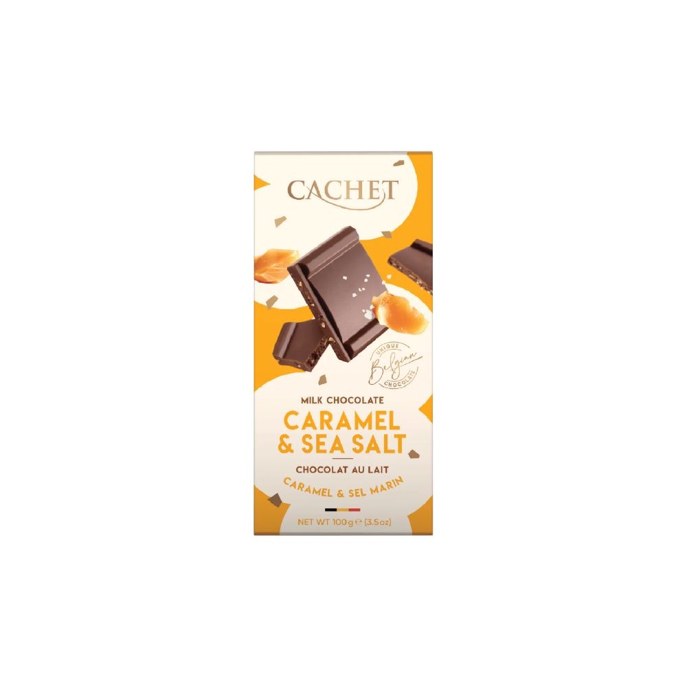 Chocolate con leche Kikos y sal 100g Cachet 1 Chocolate con leche Kikos y sal 100g Cachet