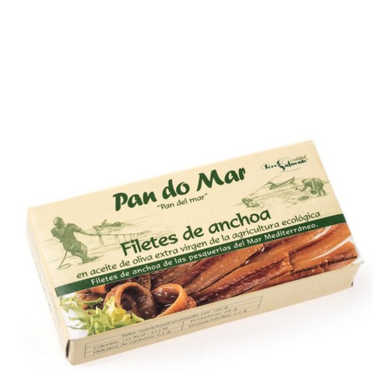 Filetes de anchoa Eco 50g Pan do Mar