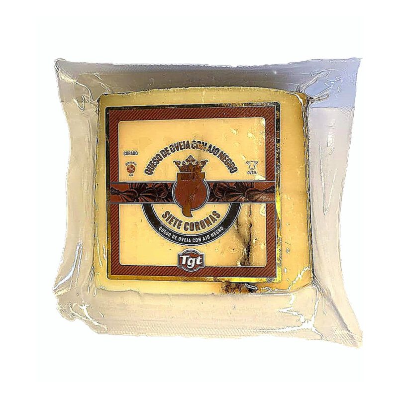 Queso de oveja con Ajo Negro 200g 7 Coronas