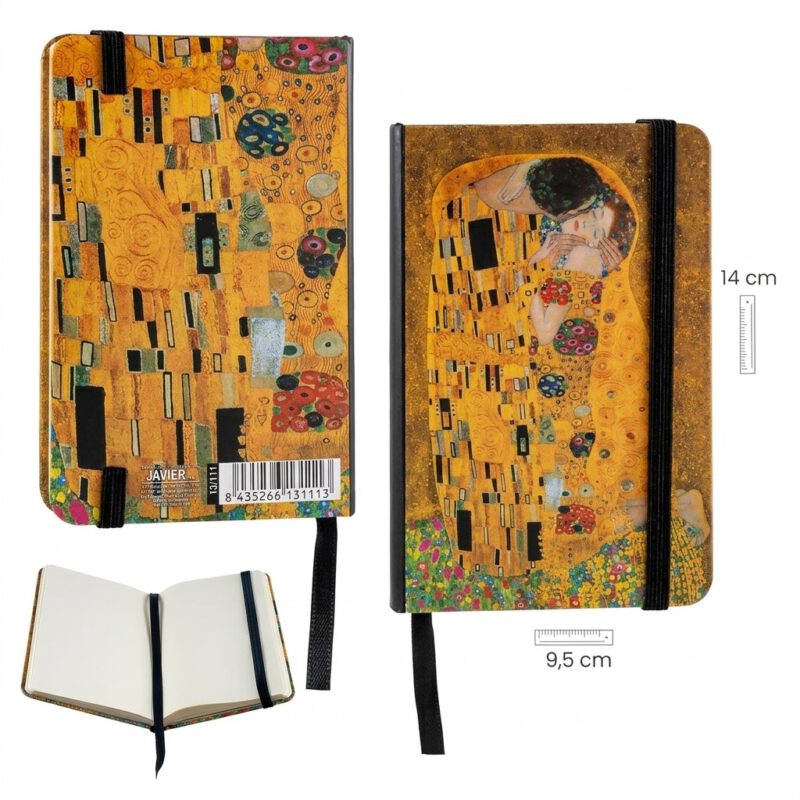 Agenda 9x14 El beso Gustav Klimt