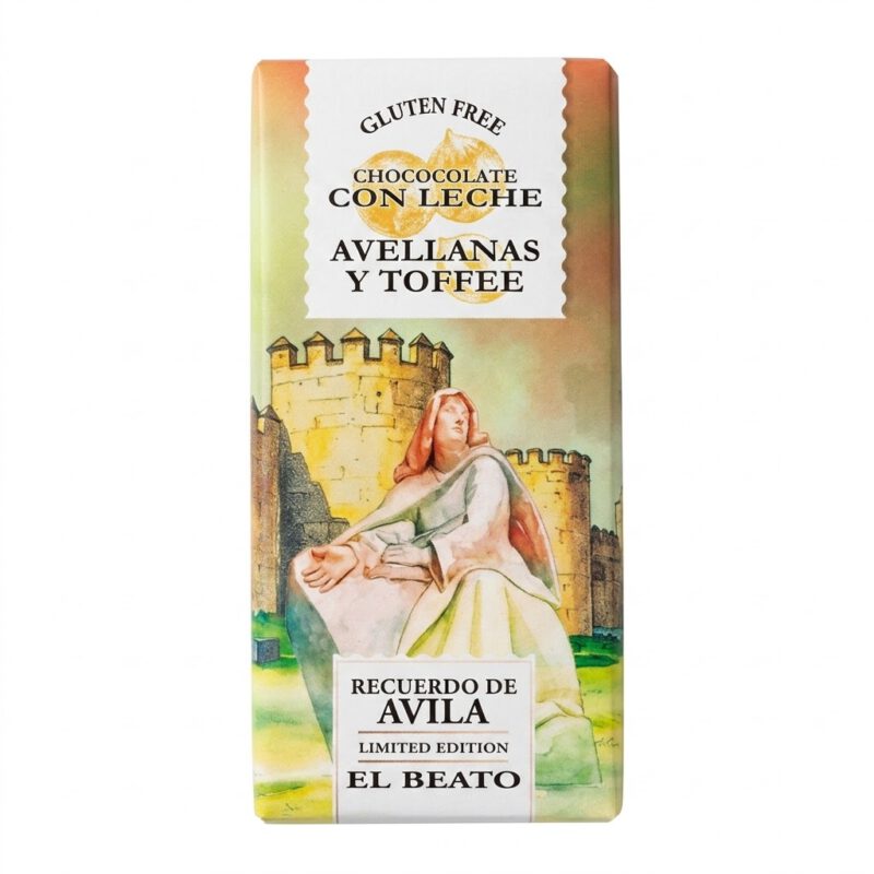 Chocolate con leche Avellanas y Toffee 125g El Beato