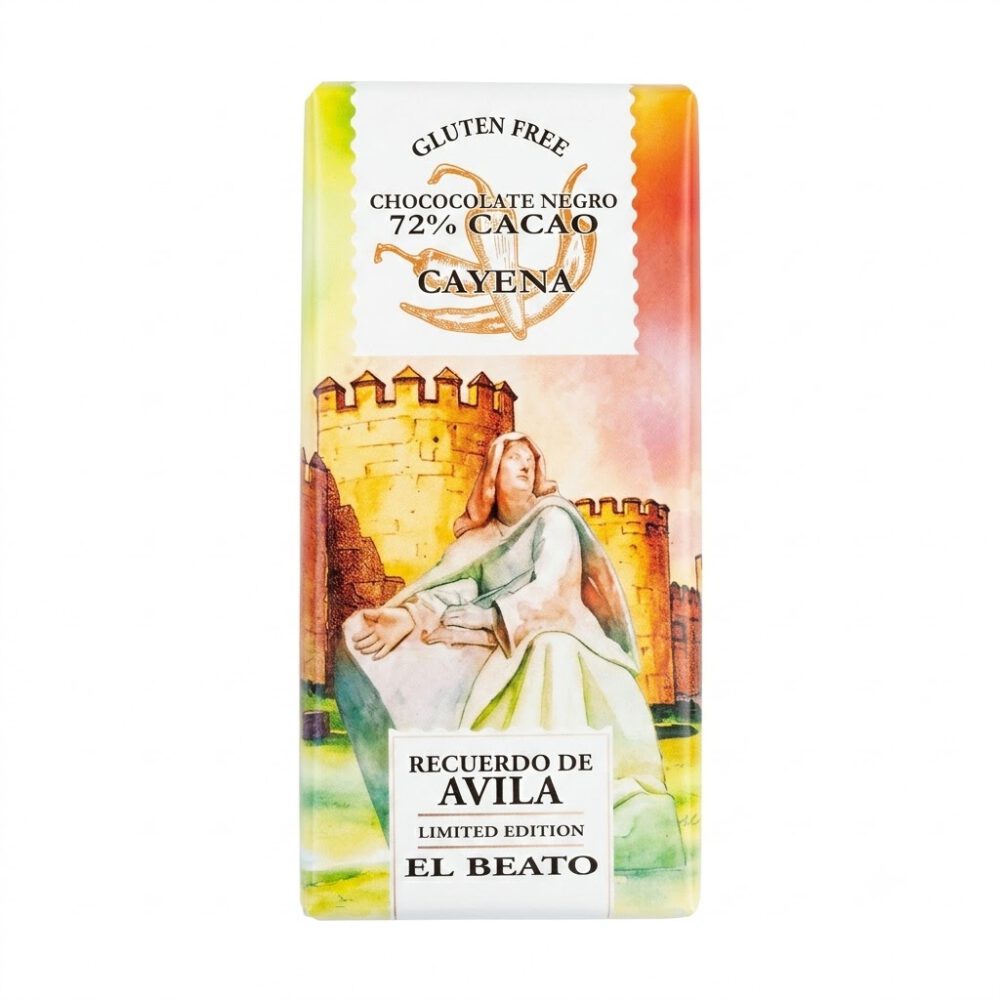 Chocolate negro Cayena 125g El Beato 1 Chocolate negro Cayena 125g El Beato