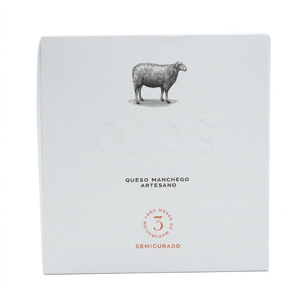 Queso Manchego Semicurado 200g Ojos del Guadiana 1 Queso Manchego Semicurado 200g Ojos del Guadiana