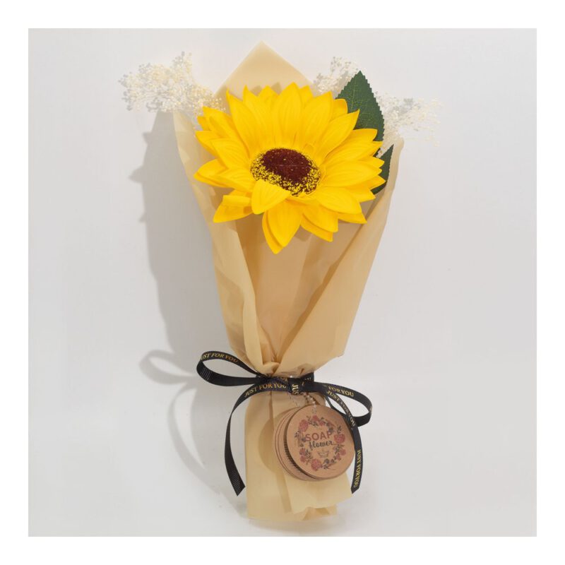 Ramo de Girasoles de jabon Pequeño 1 und 2