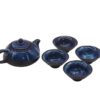 Set de Tetera Tonos azules Tetera y 4 tazas
