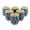 Tazas para Te Flores azules 1 und
