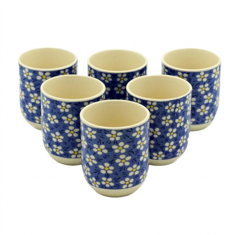Tazas para Te Flores azules 1 und