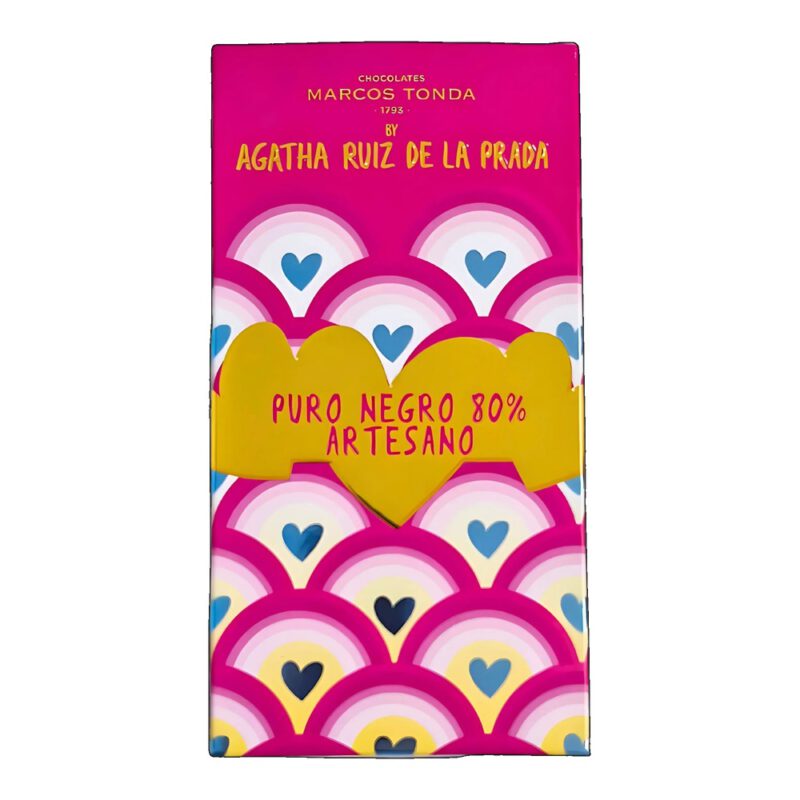 Chocolate negro 80% 100g Agatha Ruiz de La Prada