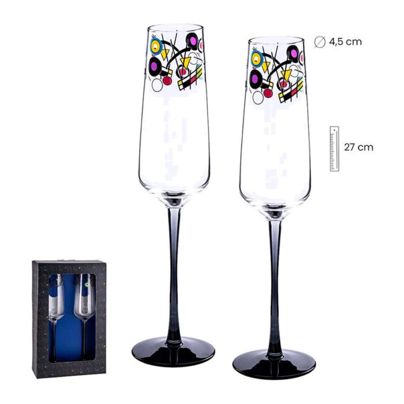 Set 2 copas cava Kandiski