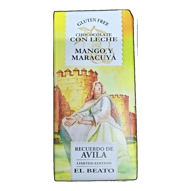 Chocolate con leche Mango y Maracuya 125g El Beato
