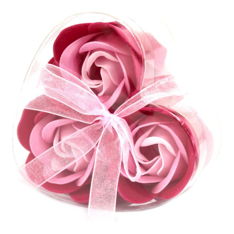 Flores pequeñas corazon Rojo 3 flores