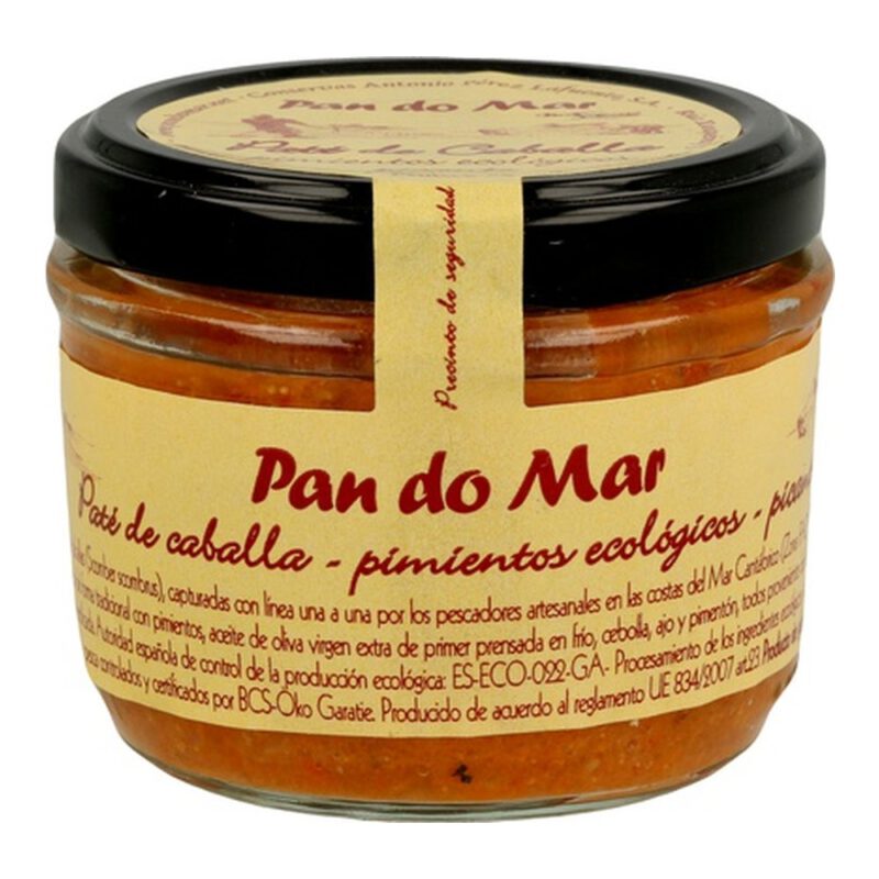 Pate de Caballa y pimiento 125g Pan Do Mar
