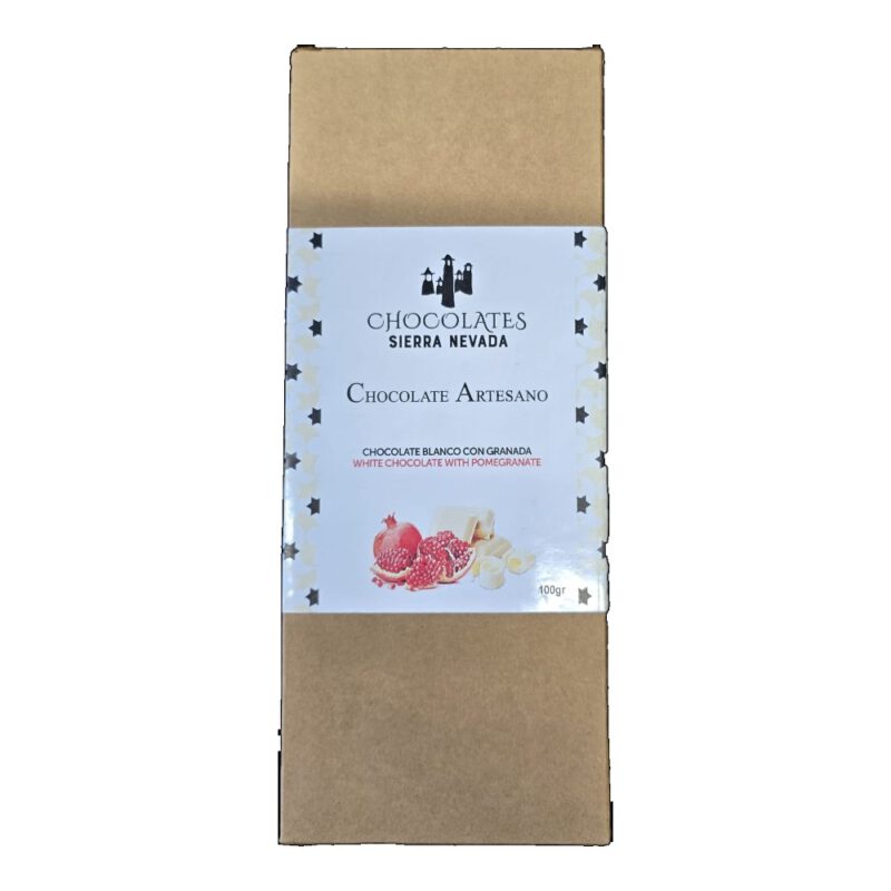 Chocolate blanco con Granada 100g Sierra Nevada