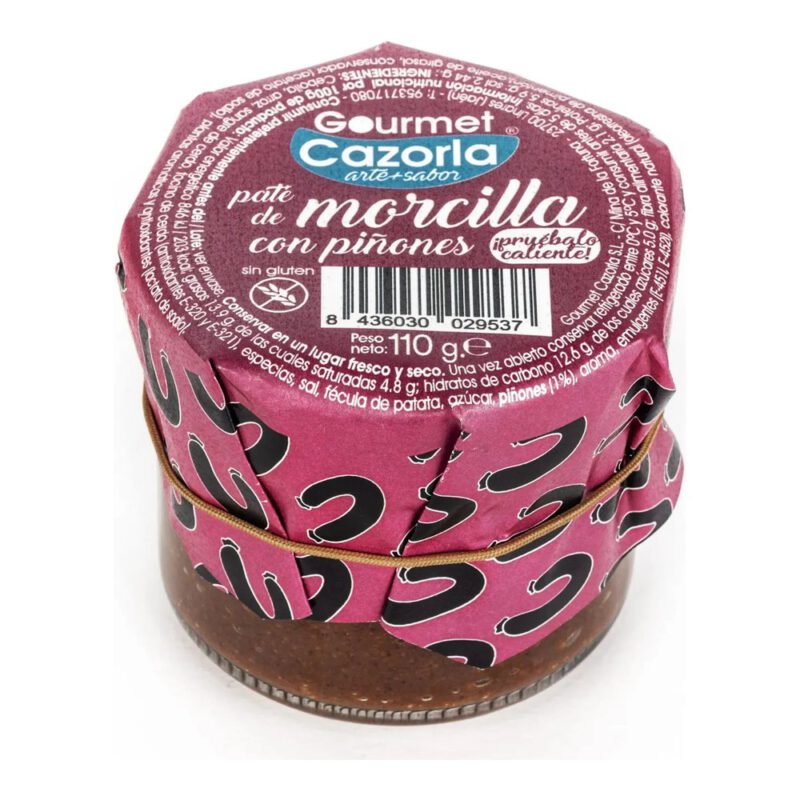 Pate de morcilla con piñones 110g Gourmet Cazorla