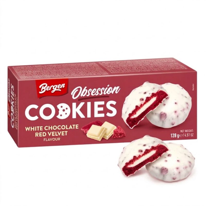 Cookies Red Velvet 128g Bergen
