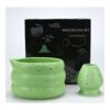 Cuenco y soporte batidor Te Matcha (verde)