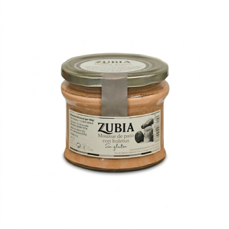 Mousse de Pato con Boletus 100g Zubia