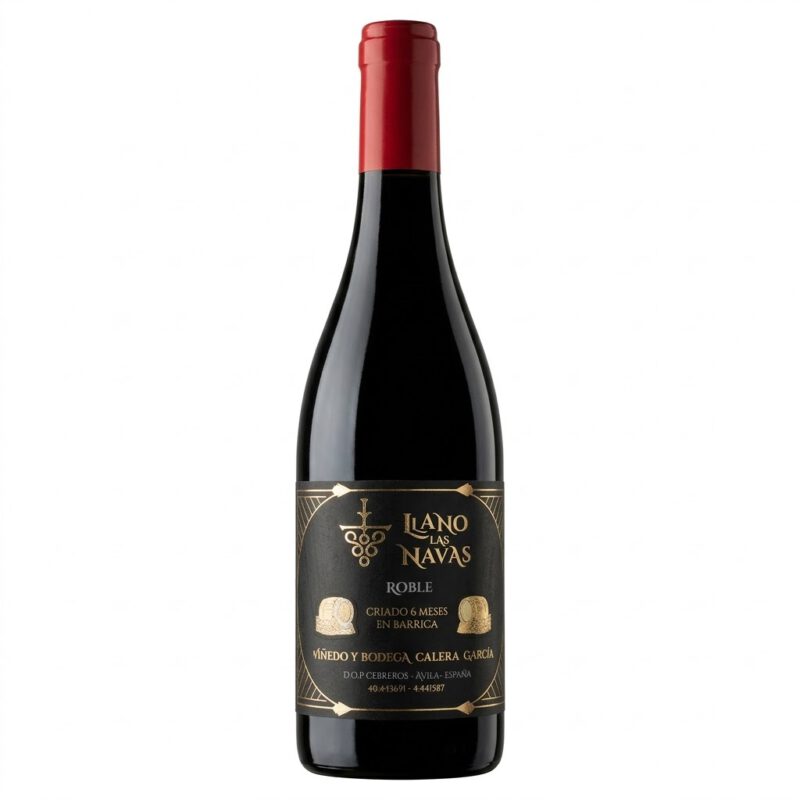 Vino tinto Roble 75cl Llano las Navas