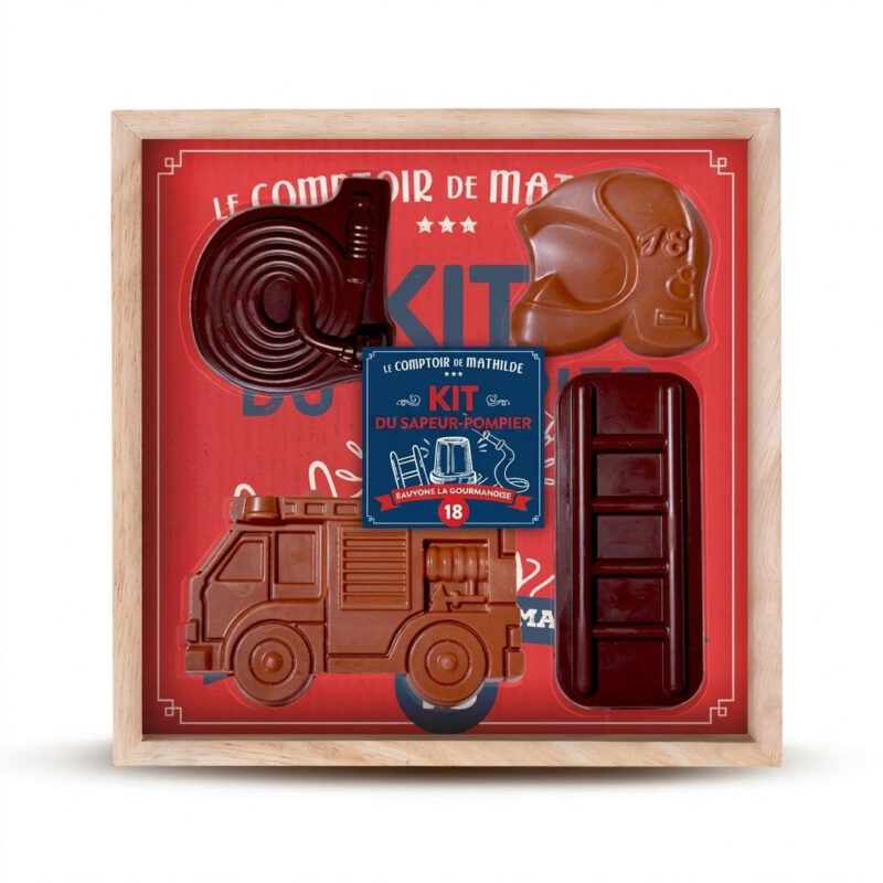 Caja Bomberos Chocolate 175g Le Comptoir de Mathilde
