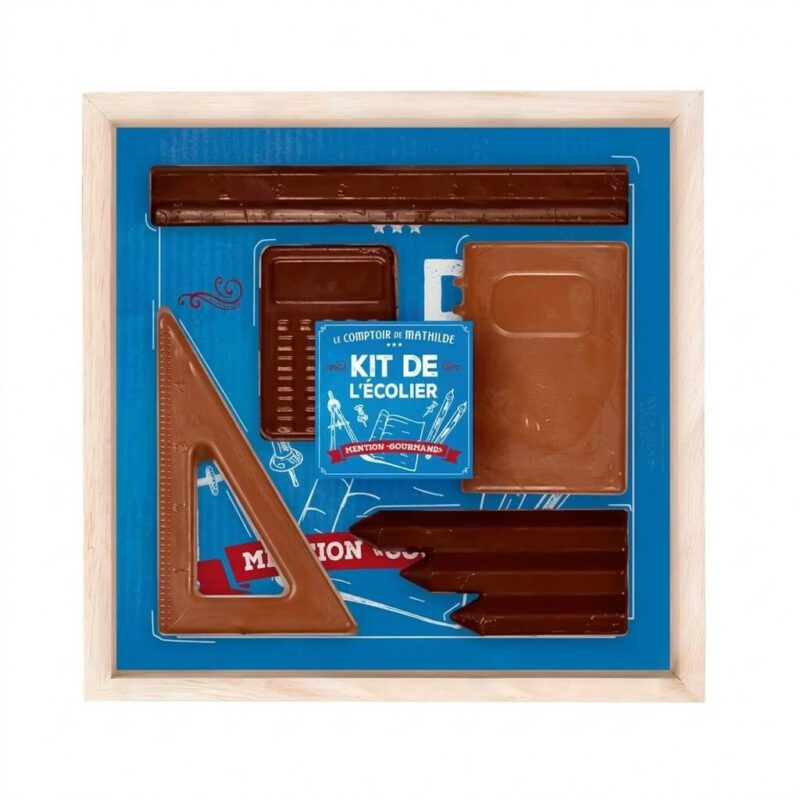 Caja Estudiantes Chocolate negro y con leche 175g Mathilde