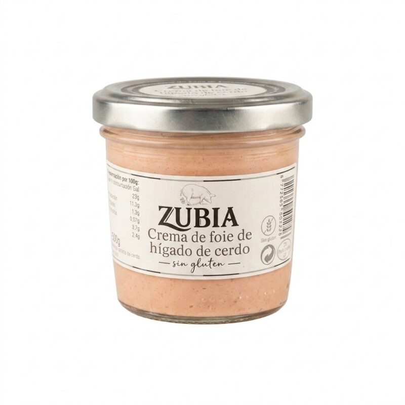 Crema de Foie de Higado de Cerdo 100g Zubia
