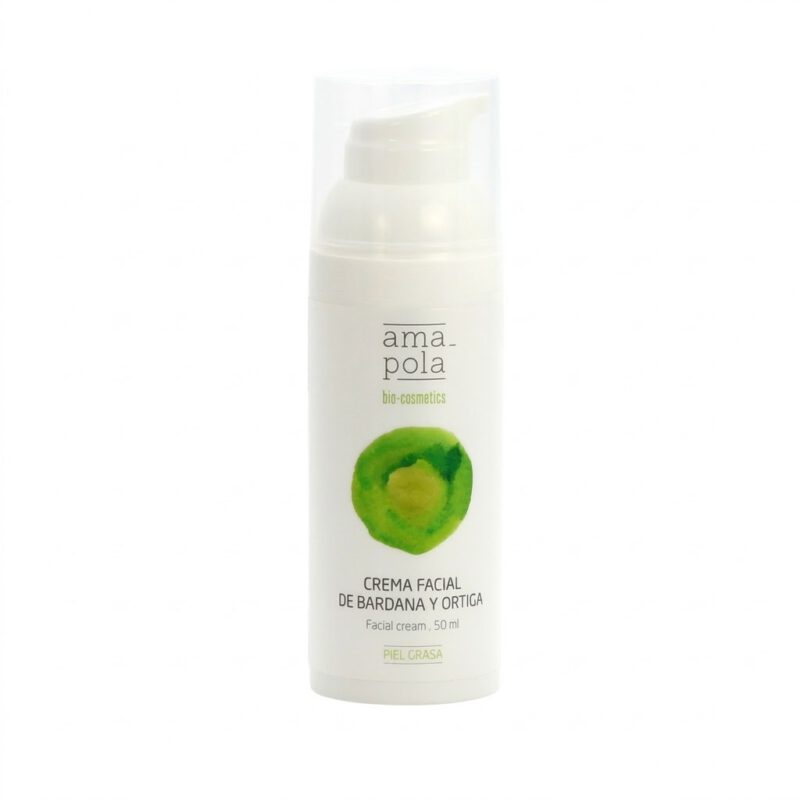Crema facial Bardana y Ortiga 50ml Amapola Biocosmetic