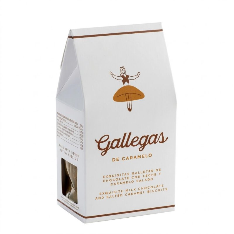 Galletas de Caramelo Salado Estuche 165g Gallegas