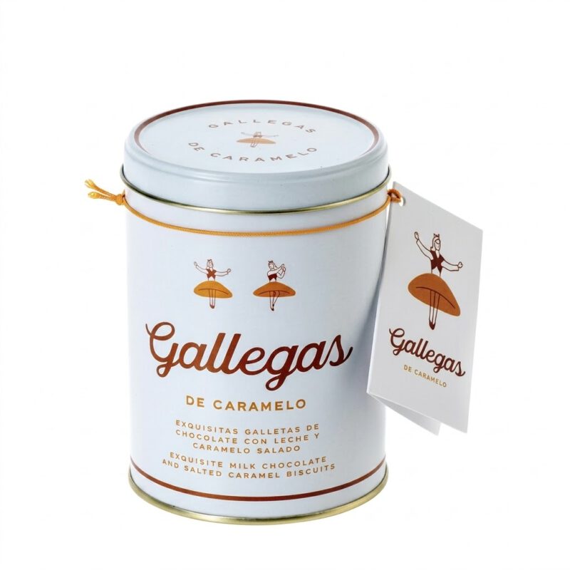 Galletas de Caramelo Salado Lata 250g Gallegas