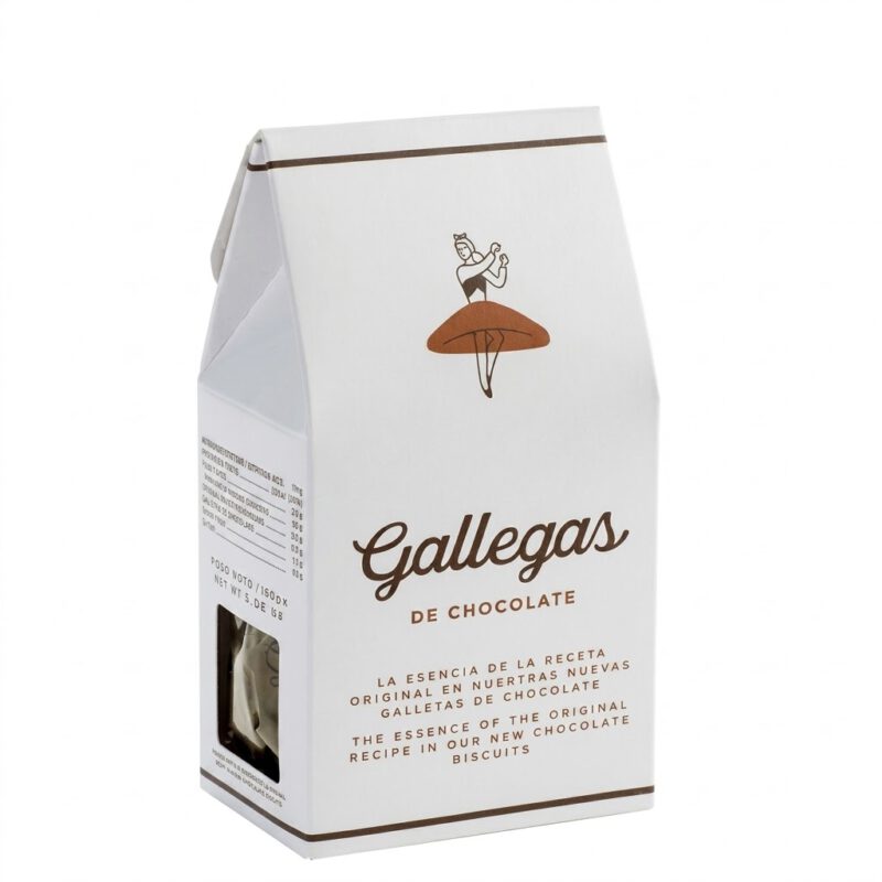 Galletas de Chocolate Estuche 165g Gallegas