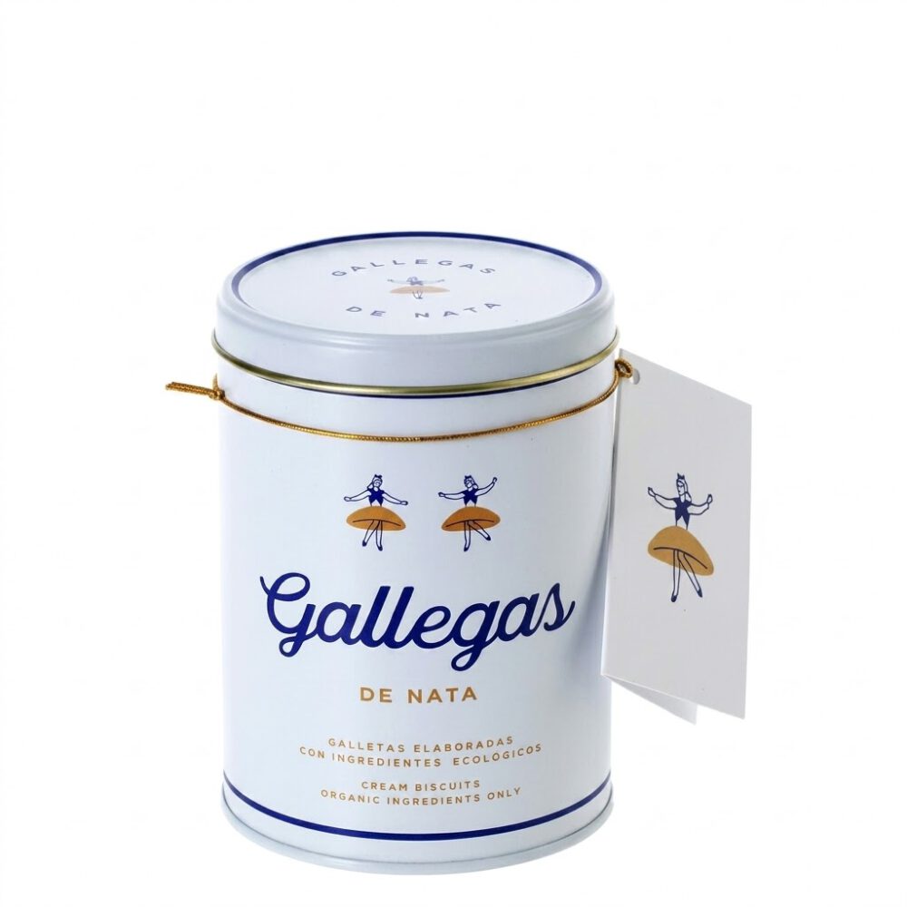 Galletas de Nata Eco Lata 250g Gallegas 1 Galletas de Nata Eco Lata 250g Gallegas