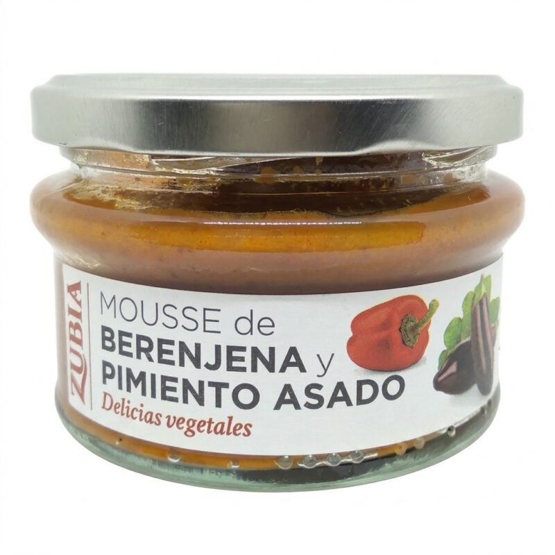 Mousse de Berenjena y Pimiento Asado 130g Zubia