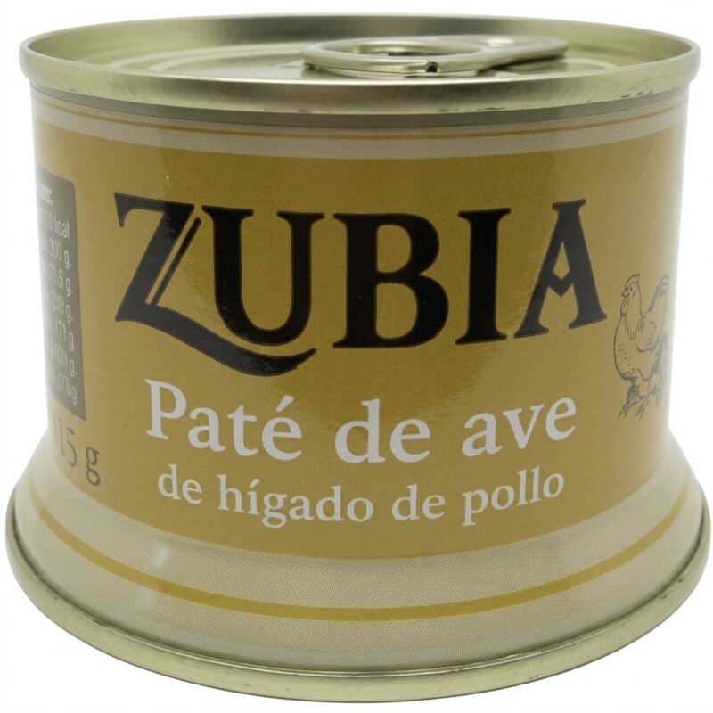 Pate de Ave de Higado de Pollo 135g Zubia