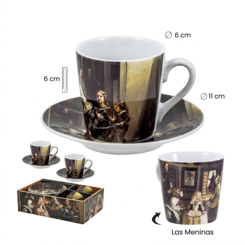 Set 2 Tazas Meninas