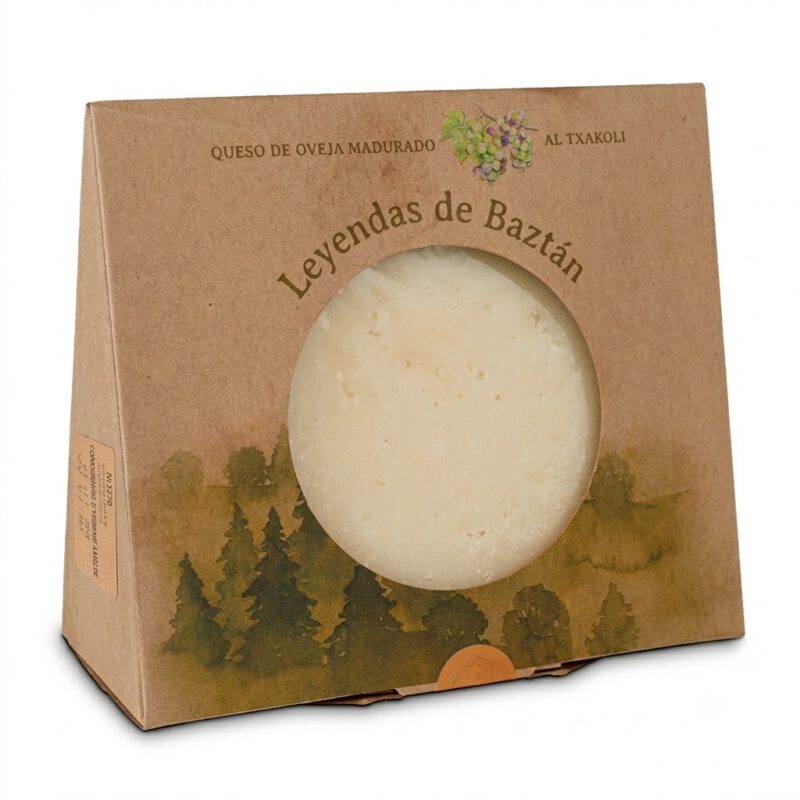 Queso de oveja madurado al Txakoli 250g Leyendas de Baztan