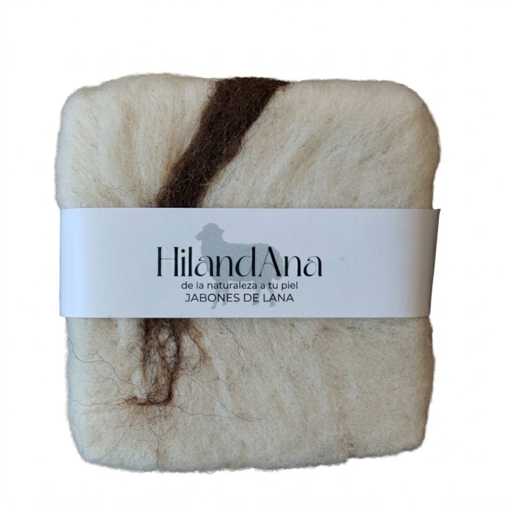 Jabón de Caléndula, Avena y lana merina 115g HilandAna 1 Jabón de Caléndula, Avena y lana merina 115g HilandAna