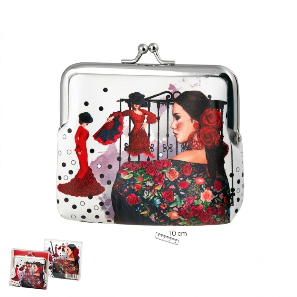 Monedero Clip Flamenca 1 Monedero Clip Flamenca