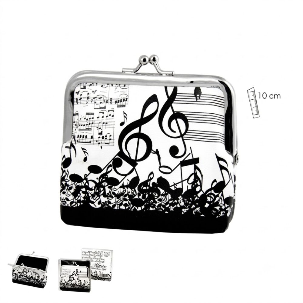 Monedero Clip Notas Musicales 1 Monedero Clip Notas Musicales