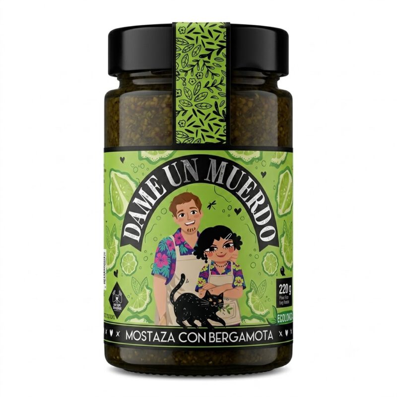 Mostaza con Bergamota 220g Dame un Muerdo