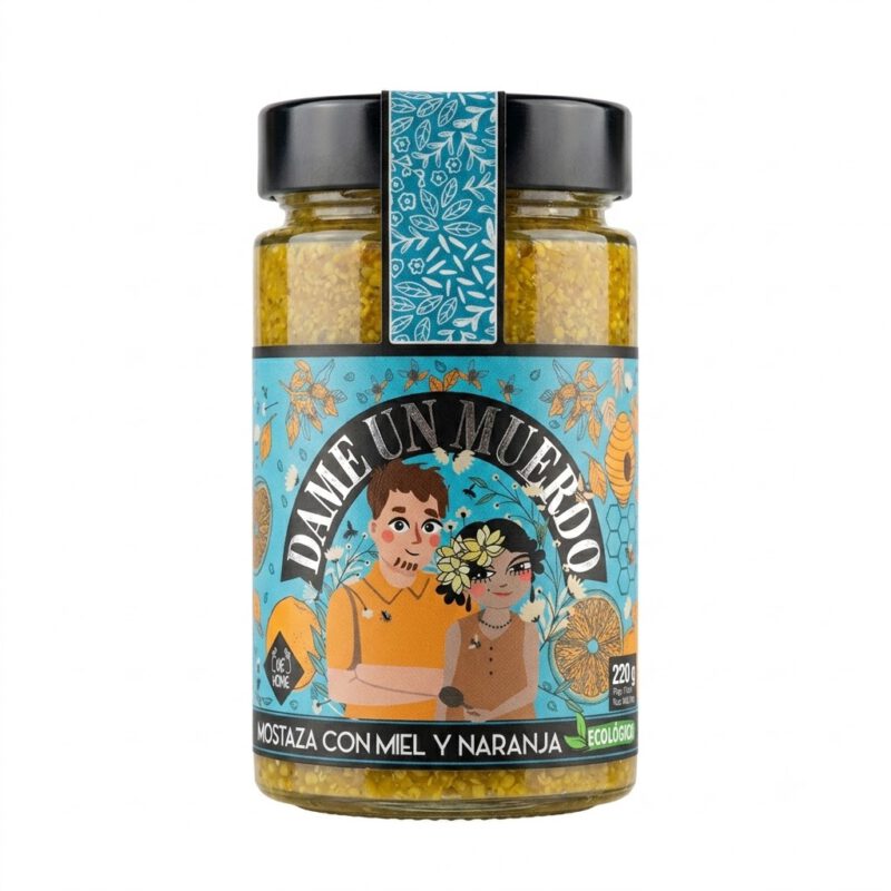 Mostaza con Miel y Naranja 220g Dame un Muerdo