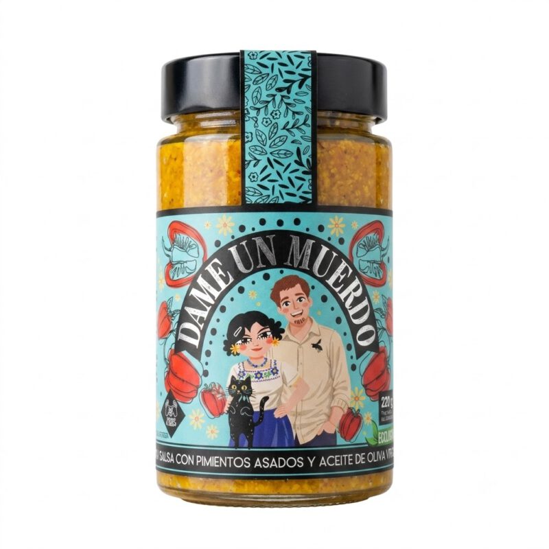 Mostaza con Pimientos Asados y AOV 220g Dame un Muerdo
