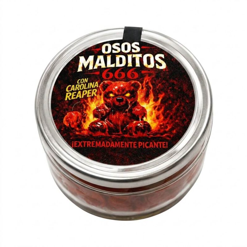 Osos Malditos con Carolina Reaper 125g JJ Foodie