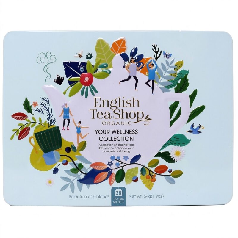 Caja Metalica "Wellness Collection" 36 filtros English Tea Shop