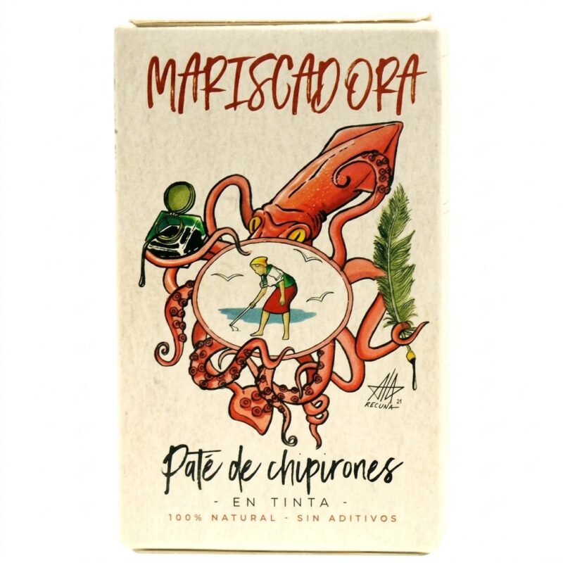 Pate de Chipirones en Tinta 90g Mariscadora