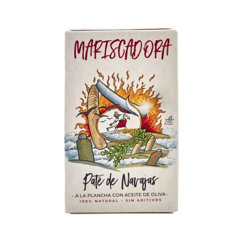 Pate de Navajas a la Plancha con Aceite de Oliva 90g Mariscadora