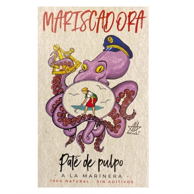 Pate de Pulpo a la Marinera 90g Mariscadora