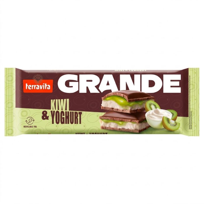 Tableta grande de Yogur y Kiwi 235gr Terravita