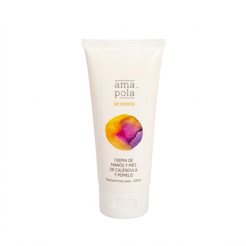 Crema de Manos y Pies de Calendula y Pomelo 100ml Amapola Biocosmetics